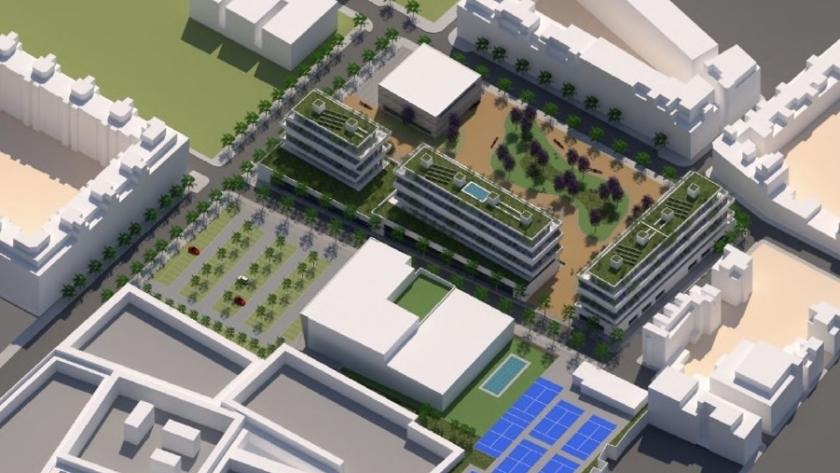Plano de un Plan General de Ordenación Urbana