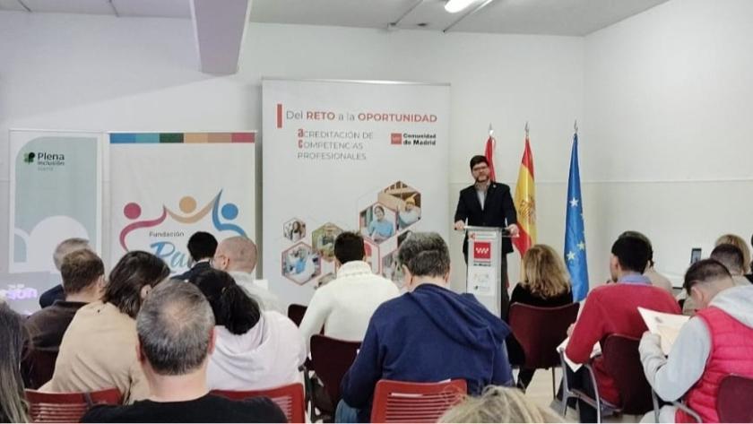 Viceconsejero de Economía y Empleo Acto Fundación Raíles