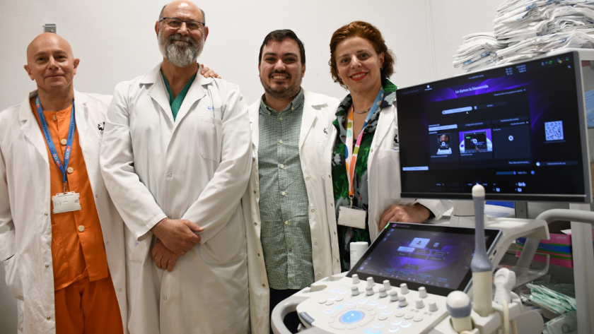 Imagen de parte del equipo del Servicio de Ginecología en el Hospital Universitario Ramón y Cajal