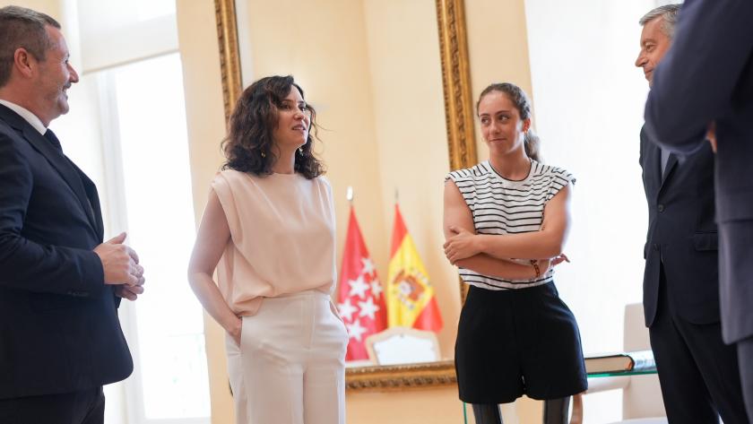 La presidenta Isabel Díaz Ayuso