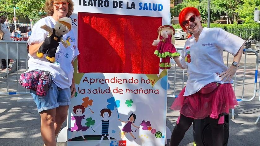 Las enfermeras en la Fiesta del Día de Vallecas