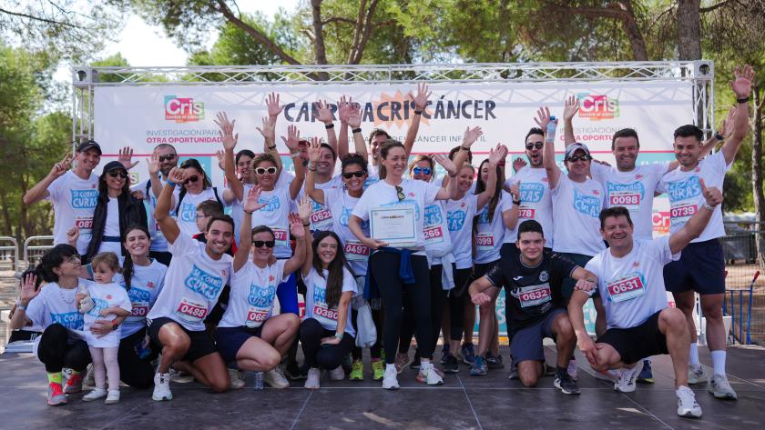 Ana Dávila en la III Carrera Fundación CRIS contra el cáncer en Las Rozas