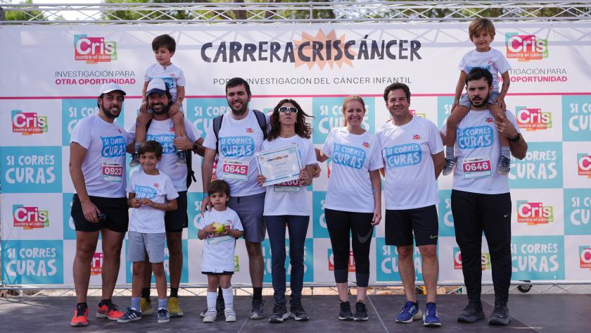 Ana Dávila en la III Carrera Fundación CRIS contra el cáncer en Las Rozas