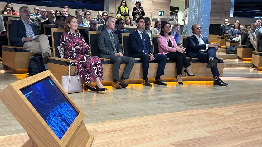 El consejero Emilio Viciana en la celebración del décimo aniversario del laboratorio 5TONIC