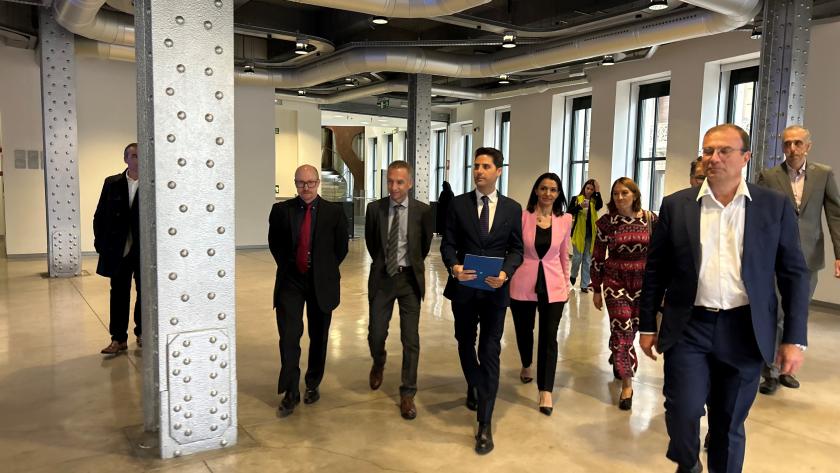 El consejero Emilio Viciana en la celebración del décimo aniversario del laboratorio 5TONIC
