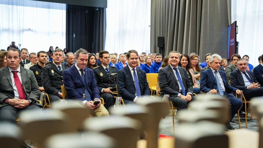 El consejero Jorge Rodrigo durante la entrega de los reconocimientos