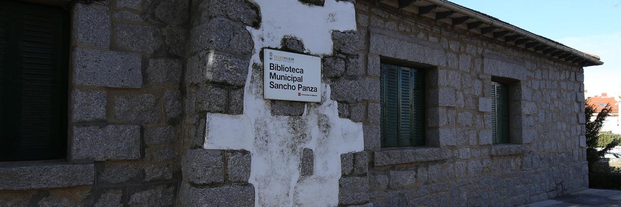 Exterior Biblioteca SAncho Panza de Collado Villalba