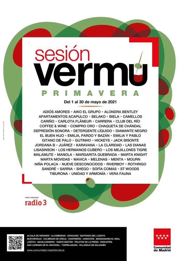 cartel conciertos sesión vermú 2021