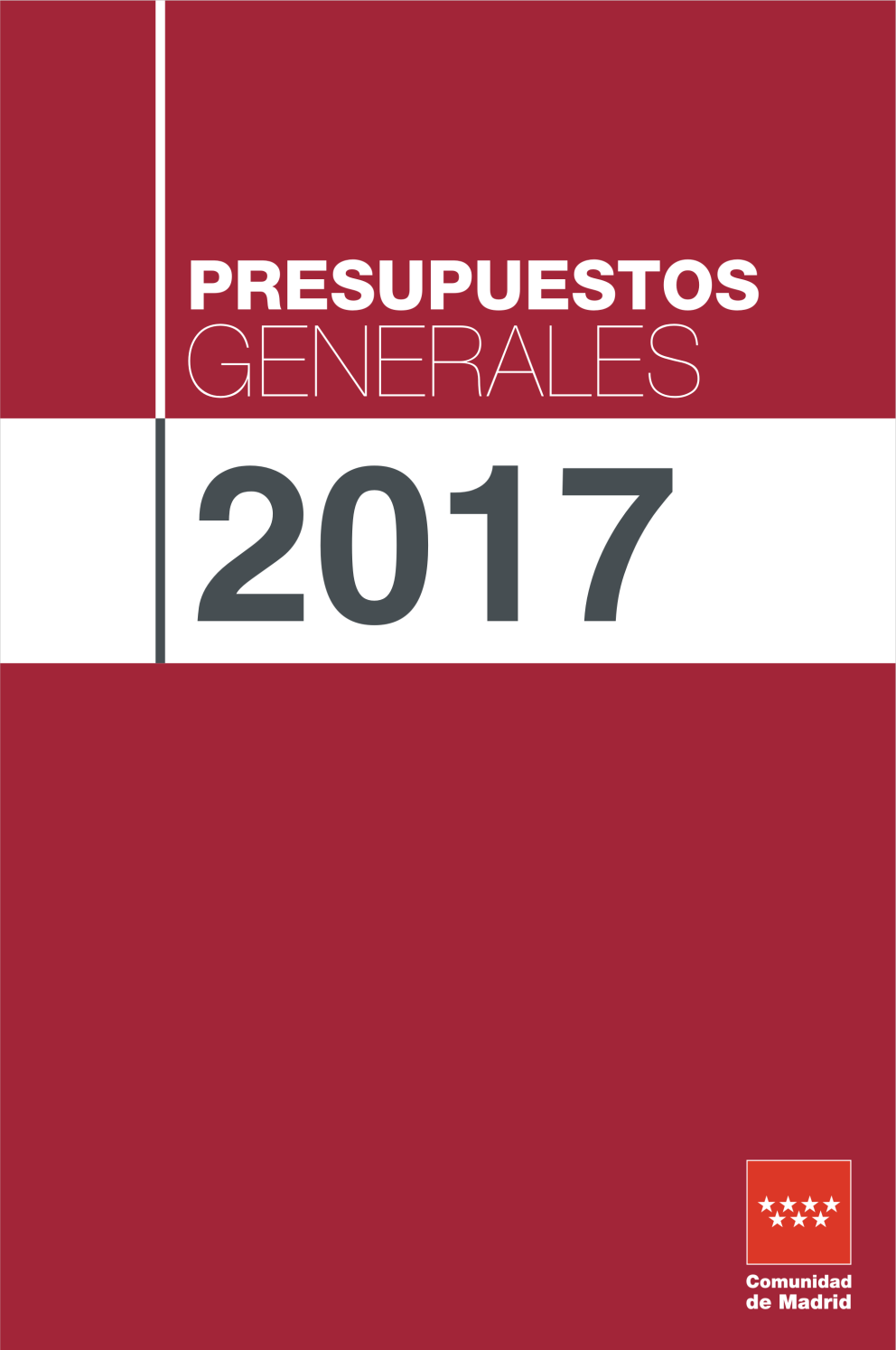 Portada del Folleto de Presupuestos para 2017