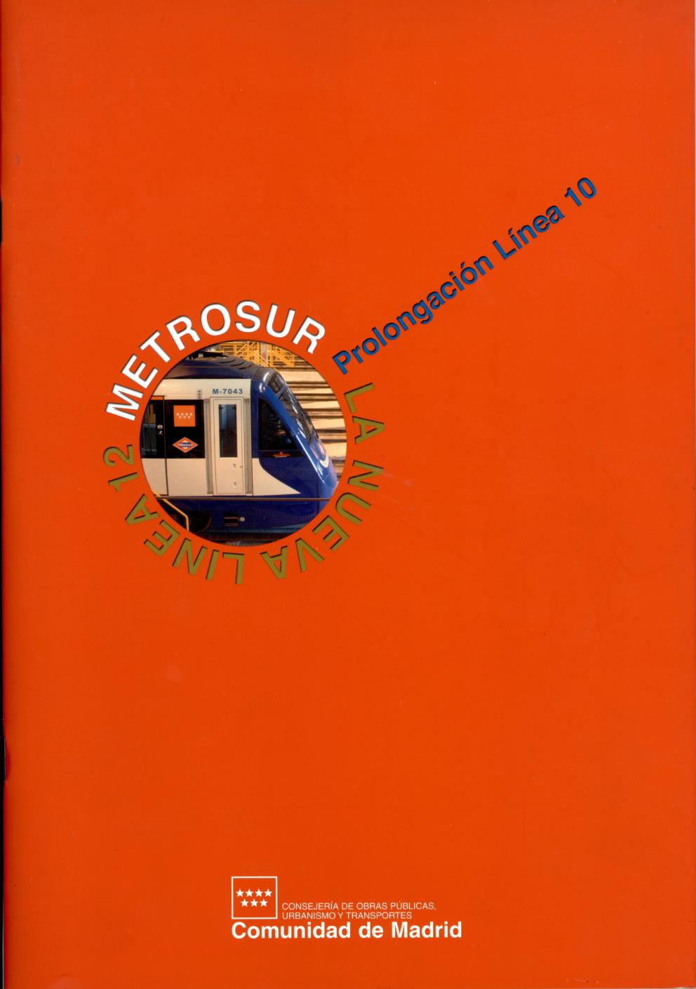 Carátula folleto Metrosur