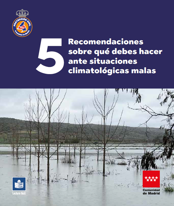5 Recomendaciones inundaciones lectura fácil