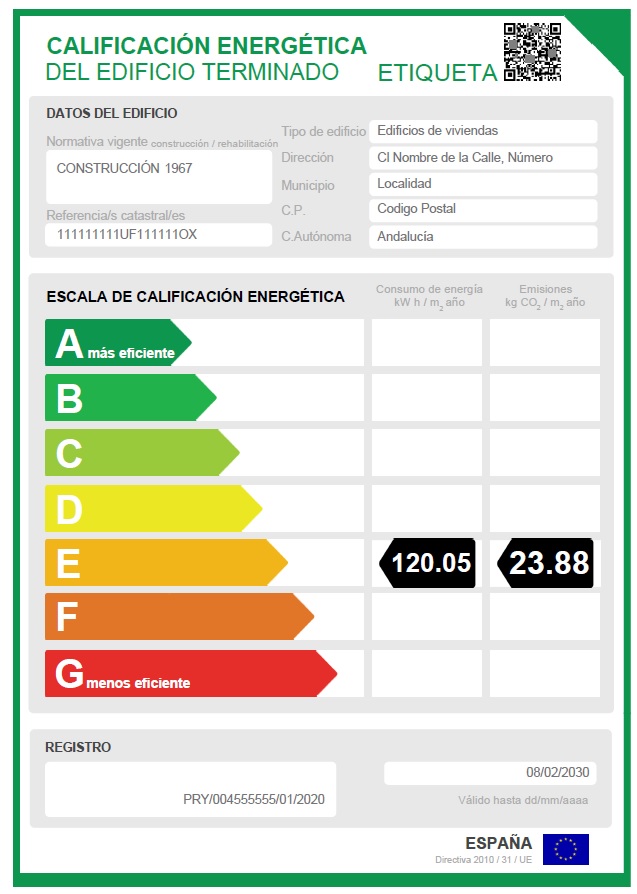 certificado vivienda