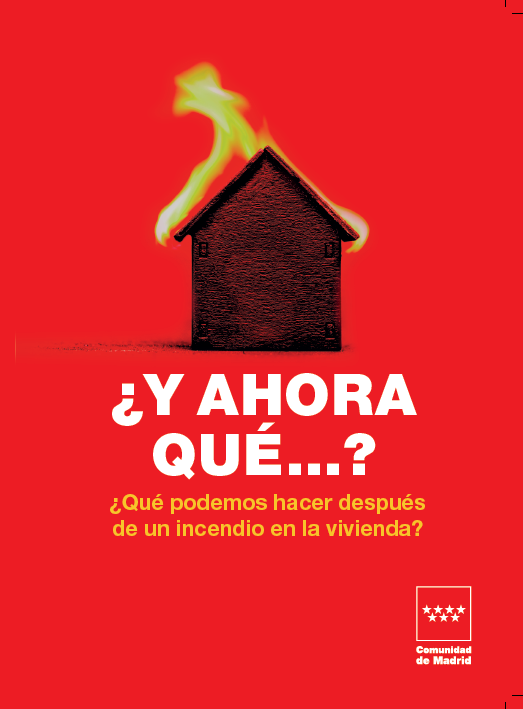 Después de incendio en vivienda