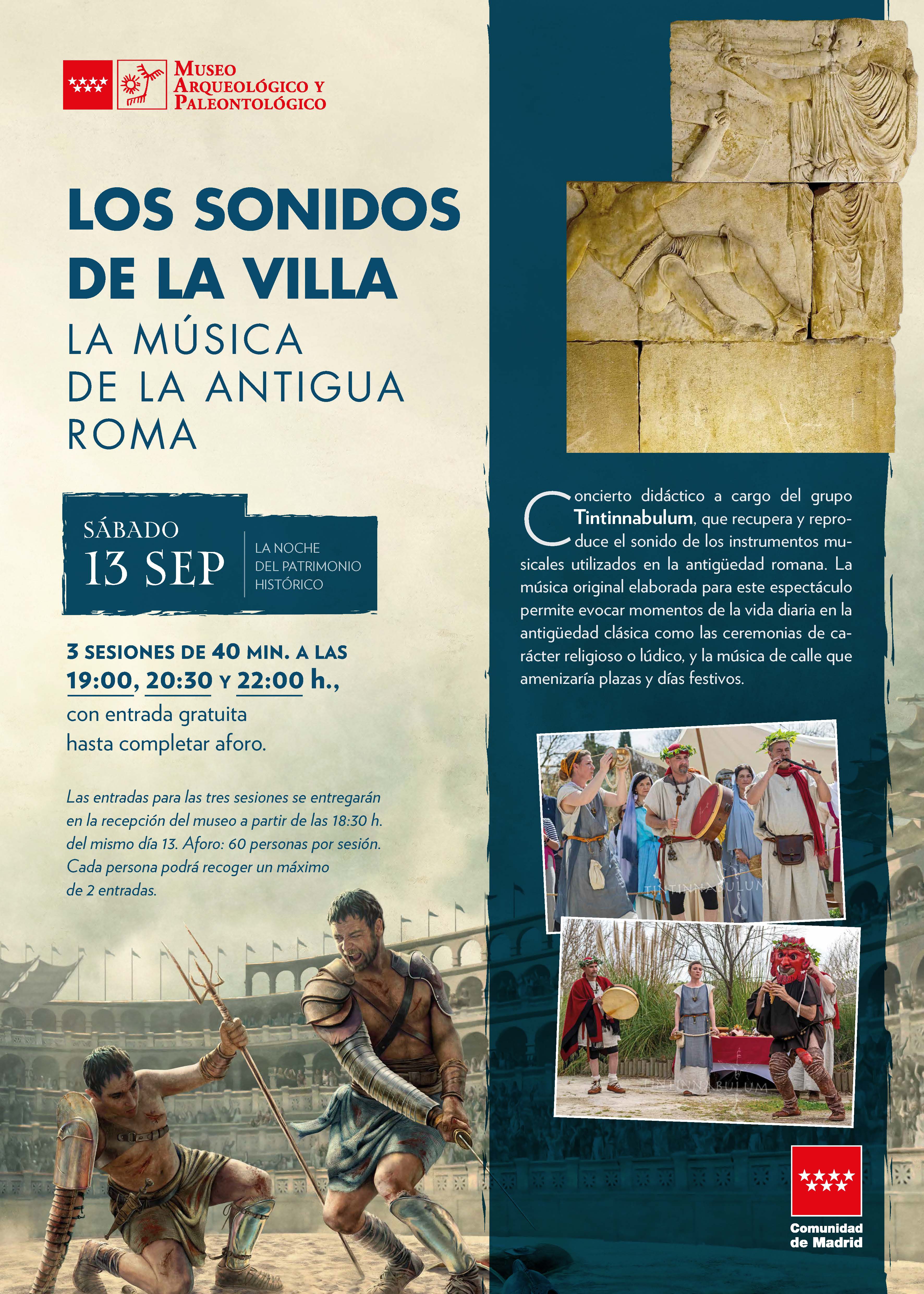 Cartel Los sonidos de la villa