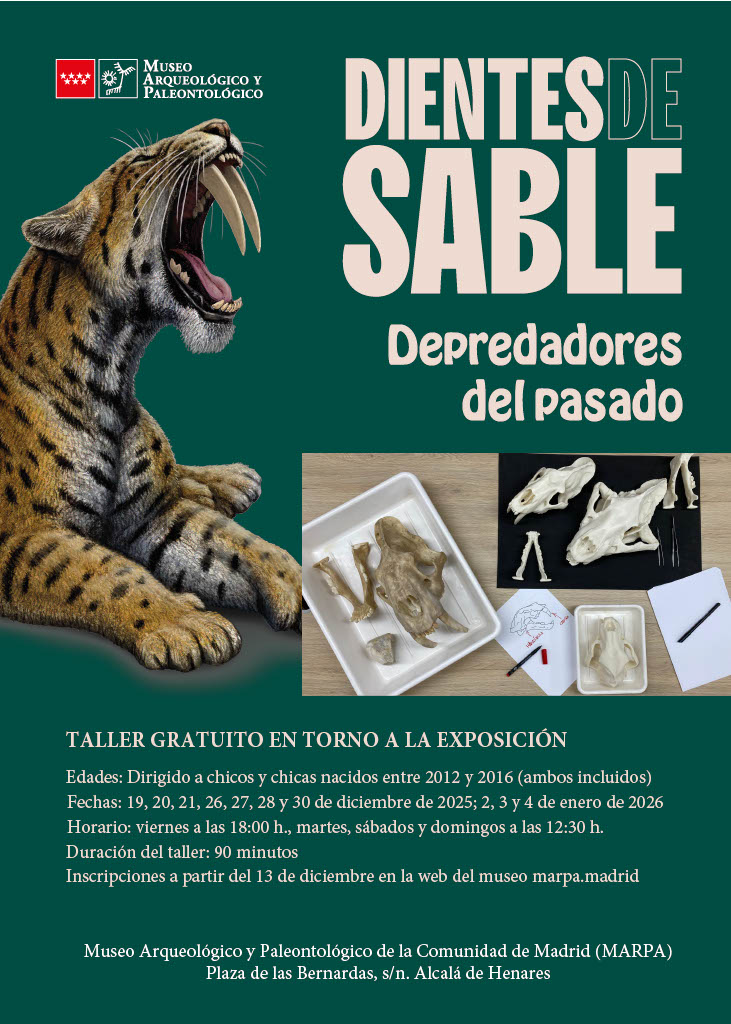 Cartel taller Dientes de sable