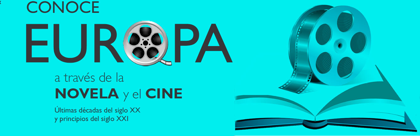 Portada de la guía: libro y rollo de cinta de cine