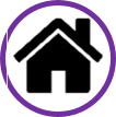 Icono casa una planta