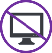 Icono TV tachada