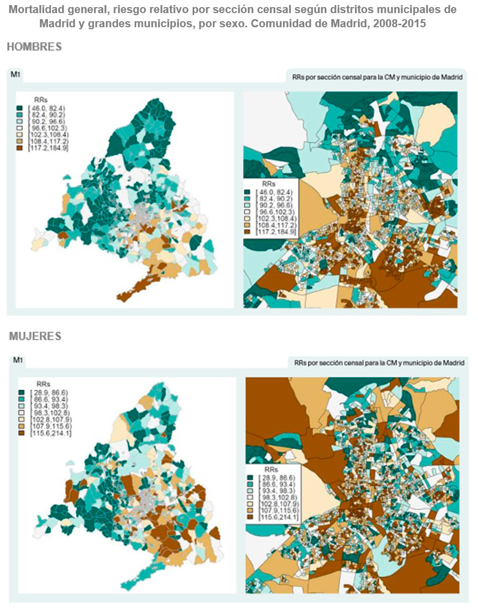 Mapas de mortalidad general