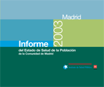 Portada del Informe de estado de Salud de la población del año 2003