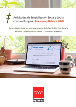 Portada del Balance de actuaciones frente al estigma en enfermedad mental 2020
