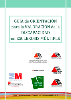 Portada de la Guía de orientación para la valoración de la discapacidad en Esclerosis Múltiple