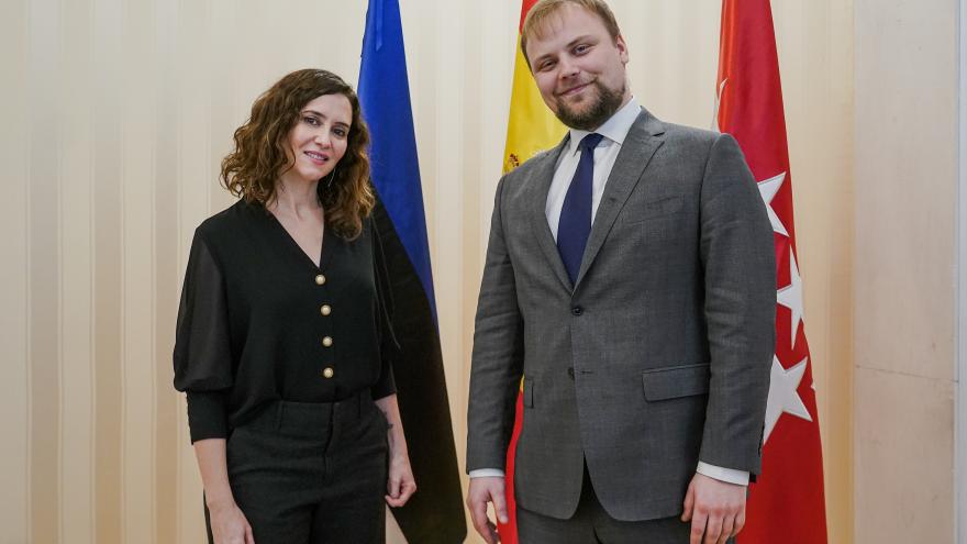 La presidenta durante la reunión 