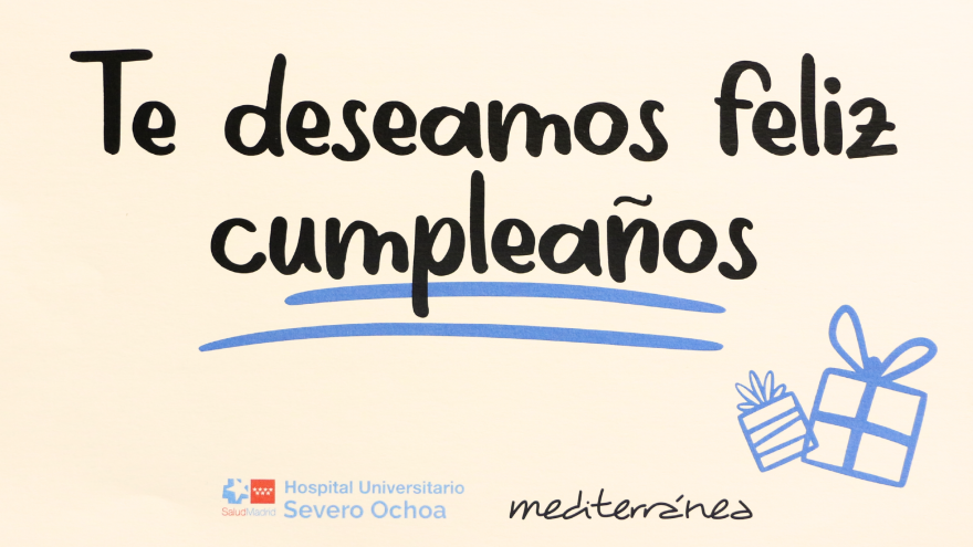 Tarjeta de feliz cumpleaños de Mediterránea