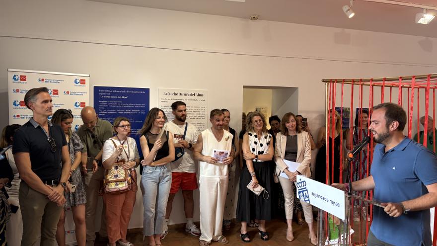 Alberto Escribano durante la inauguración del acto