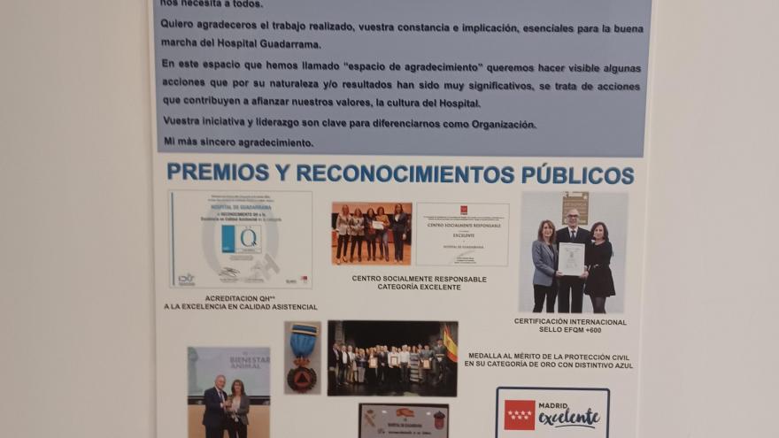 Reconocimiento Hospital Guadarrama Premios 