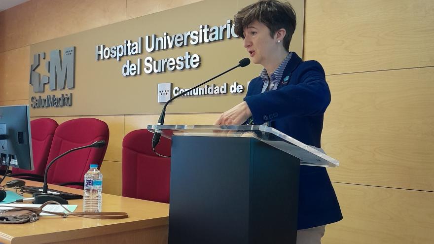 Mercedes Navío durante su intervención