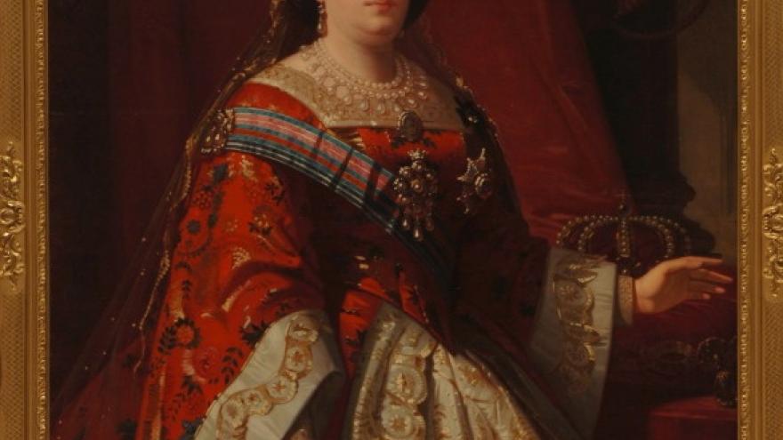 ‘Isabel II en traje de corte’ 1865-1867 Luis de Madrazo Kuntz