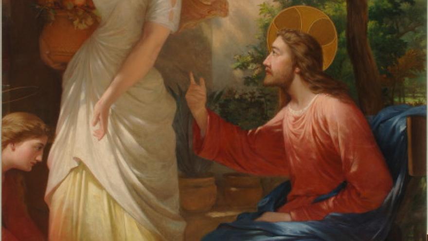 'Encuentro de Jesús con las santas mujeres' 1855-860 Luis de Madrazo