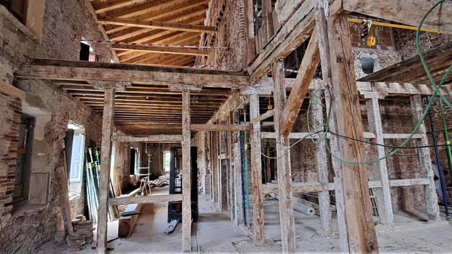 Vista de la obra en la galería sur