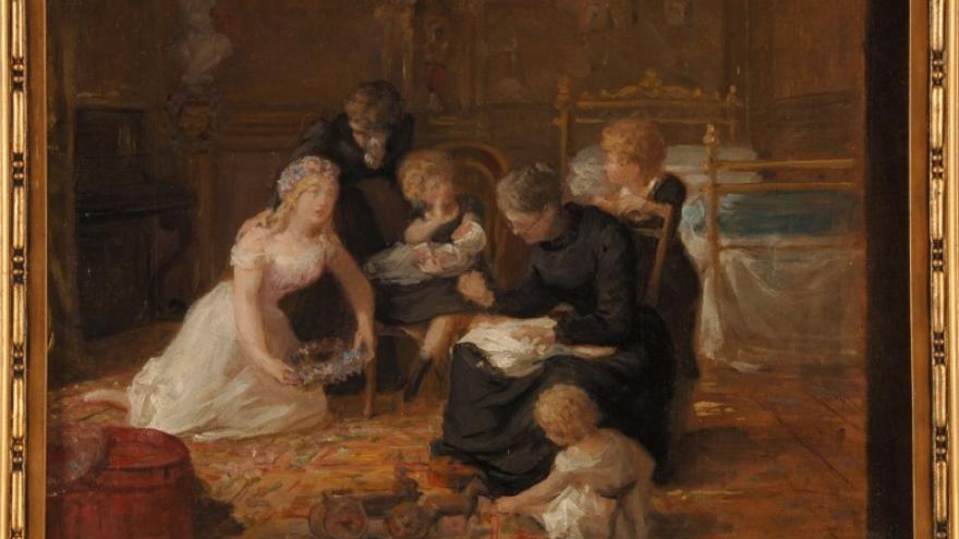 'Alegoría'1870-1875 Luis de Madrazo 
