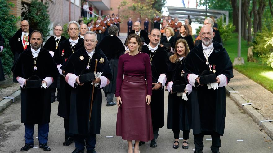 La presidenta durante la presentación 