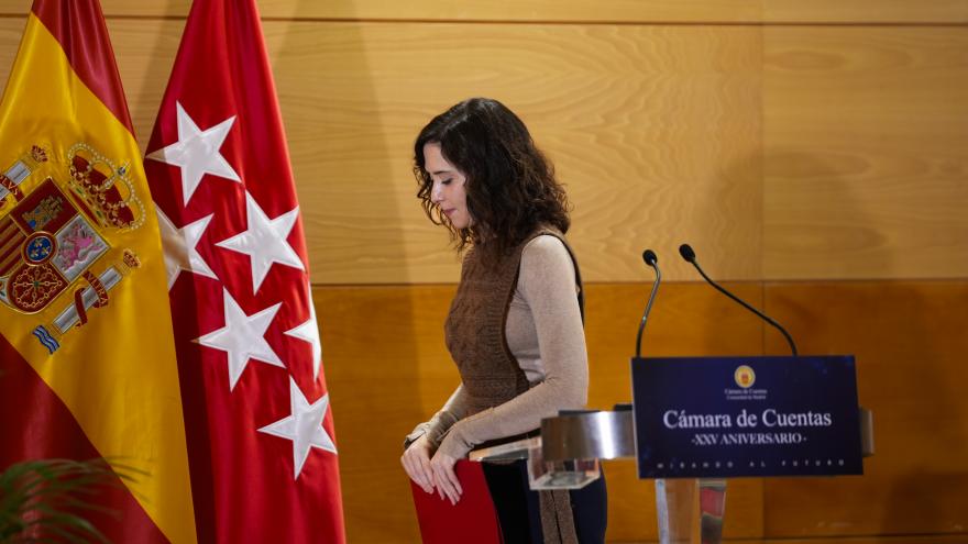Díaz Ayuso elogia el trabajo de la Cámara de Cuentas regional en defensa de la legalidad con una Administración “transparente y eficaz” La presidenta Isabel Díaz Ayuso