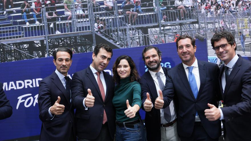 Díaz Ayuso presenta el Campeonato del Mundo de Fórmula E 2026 que se celebra por primera vez en la Comunidad de Madrid: “Llega para quedarse”  La presidenta Isabel Díaz Ayuso