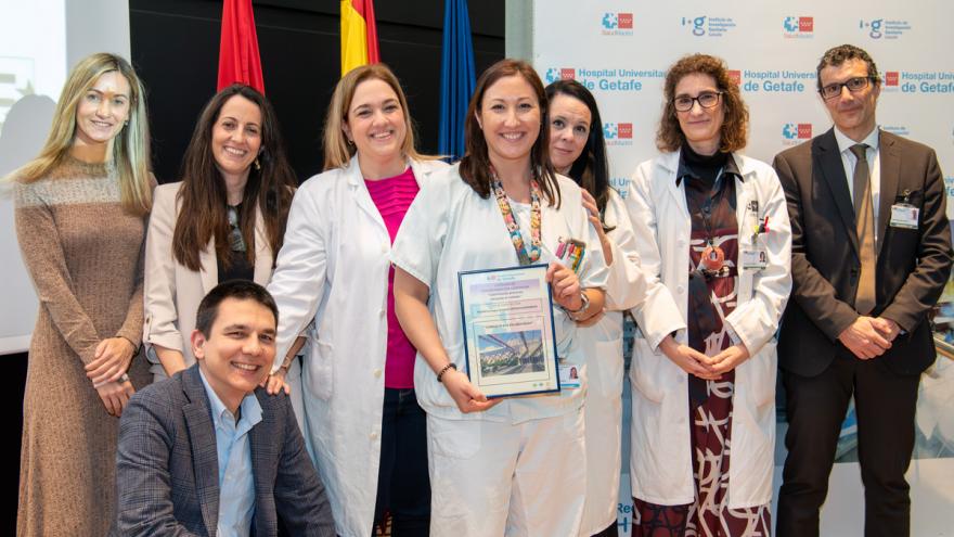 Profesionales galardonados y autoridades