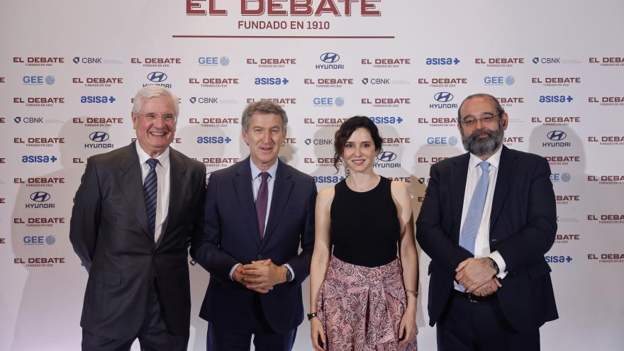 La presidenta Díaz Ayuso en la entrega de los III Premios Proyección de España