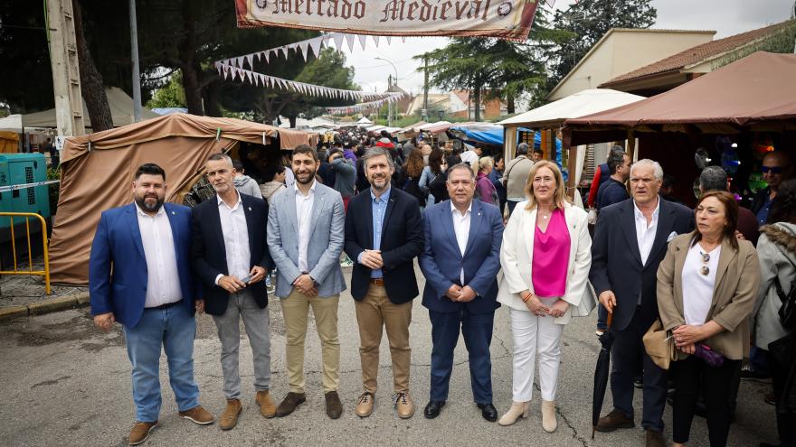 Miguel Ángel García Martín en la Gran Feria Medieval de El Álamo
