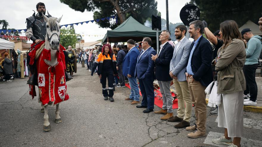 Miguel Ángel García Martín en la Gran Feria Medieval de El Álamo