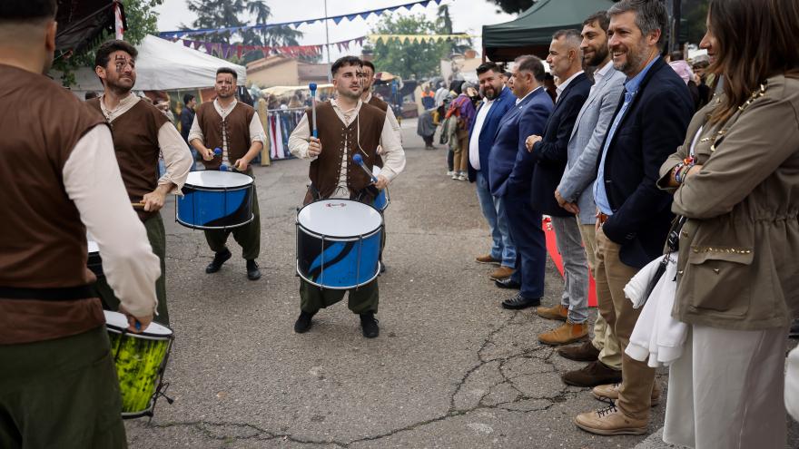 Miguel Ángel García Martín en la Gran Feria Medieval de El Álamo