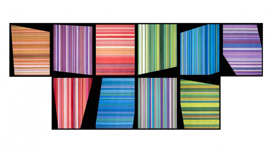 Distintos cuadrados de colores 