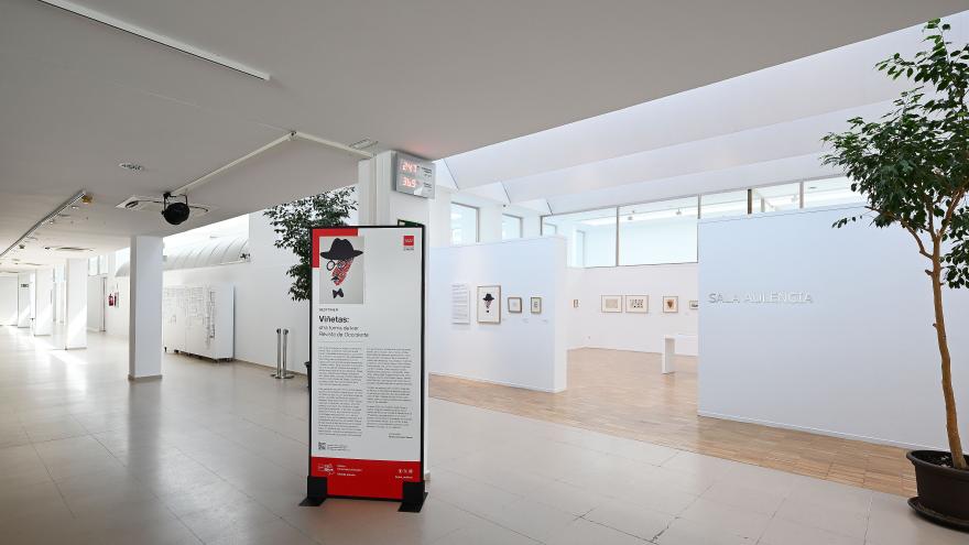 Vista de una sala de exposiciones