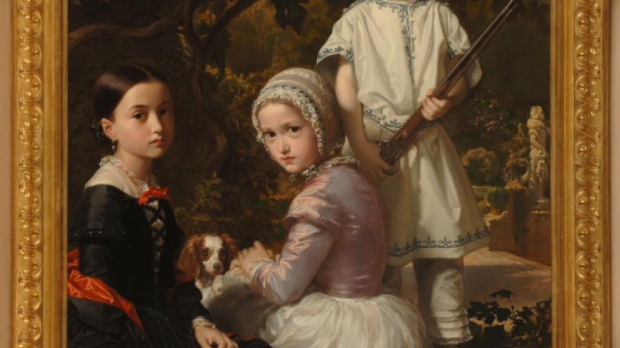  ‘Luisa, Rosa y Raimundo de Madrazo Garreta, hijos del pintor’ 1845 Federico de Madrazo Kuntz