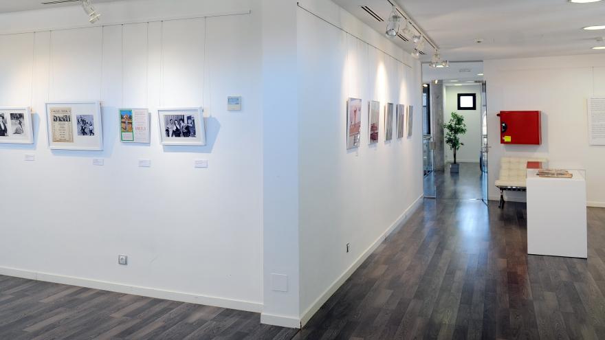 Vista de una sala de exposiciones
