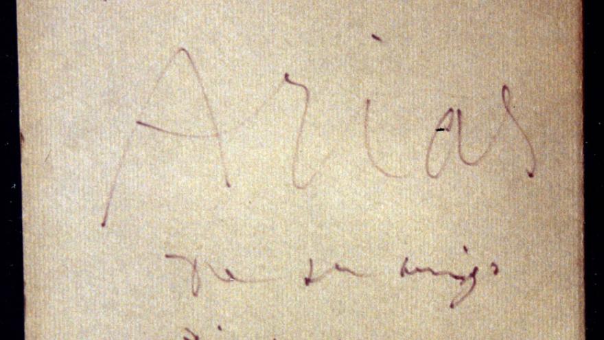 Firma de Picasso y dedicatorias
