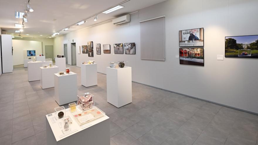 Vista de una sala de exposiciones