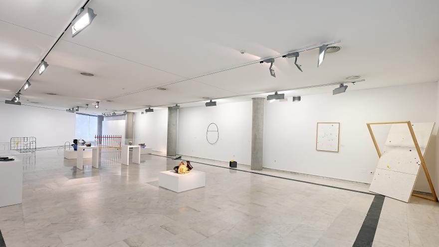 Vista de una sala de exposiciones